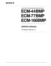 Sony ECM-44BMP Service Manual