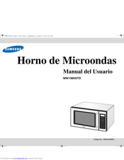Samsung MW1980STD Manual Del Usuario