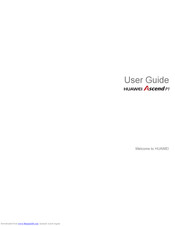 Huawei Ascend P1 User Manual