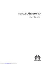 Huawei Ascend D2 User Manual