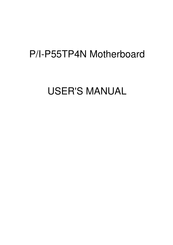 Asus P I-P55TP4N User Manual
