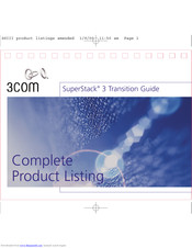 3Com 3C433279 - SuperStack II RAS 1500 Access Unit Manual