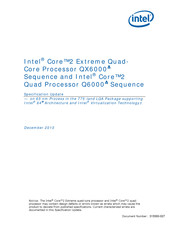 Intel Q6600 - Processor - 1 x Core 2 Quad Specification