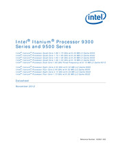 Intel Itanium 9300 Series Datasheet