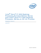 Intel Core i7-980 Datasheet
