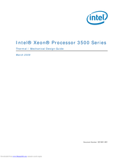 Intel Xeon 3500 Series Design Manual