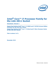 Intel Core i7-3930K Datasheet