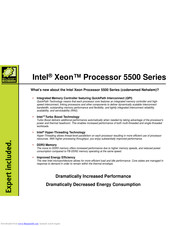 Intel X5550 - Quad Core Xeon Brochure & Specs