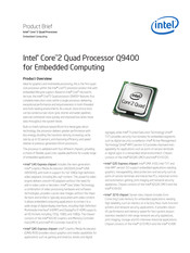 Intel Core 2 Quad Q9400 Product Brief