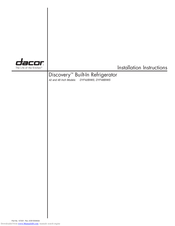 Dacor Dyf48biws Manuals Manualslib