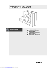Bosch VC86775T Installation Instructions Manual
