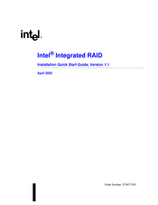 Asus Integrated RAID Installation & Quick Start Manual