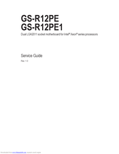 Gigabyte GS-R12PE1 Service Manual