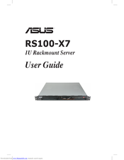 Asus RS100-X7 PI2 User Manual