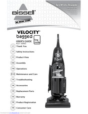 Bissell Velocity® Bagged Vacuum 6221 User Manual