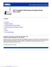 Dell TrueMobile 2300 User Manual