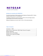 Netgear ProSafe WNDAP330 Manual