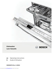 Bosch SHX7PT55UC Operating Instructions Manual