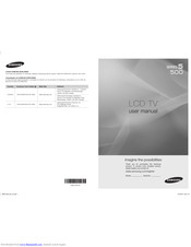 Samsung LN22C500 User Manual