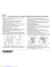 Dell PowerConnect J-8208 Quick Start Manual