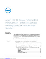 Dell PowerConnect J-SRX100 Release Note