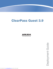 Aruba Networks PowerConnect W Clearpass 100 Software Deployment Manual