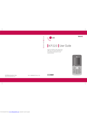 LG KP220 -  Cell Phone 60 MB User Manual