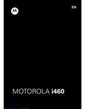 Motorola i460 User Manual