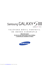 Samsung T-Mobile SGH-T999L Manual Del Usuario