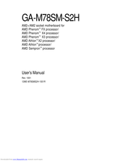 Gigabyte GA-M78SM-S2H User Manual