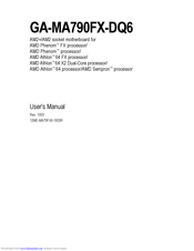 Gigabyte GA-MA790FX-DQ6 User Manual
