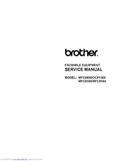 Brother MFC-9160 Service Manual