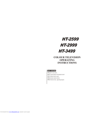 Haier HT-3499 Operating Instructions Manual