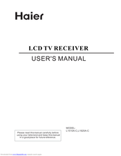 Haier L1920A-C User Manual