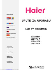 Haier L22A11W User Manual