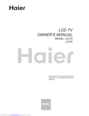 Haier L24T6 Owner's Manual