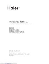 Haier HLA42XK2 User Manual