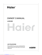 Haier L42K30B User Manual