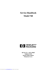 HP Model 748 - VME Workstation Handbook