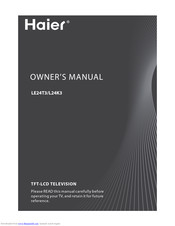 Haier LE24T3 Owner's Manual