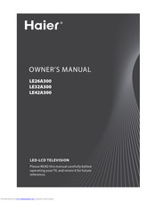 Haier LE32A300 User Manual