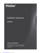 Haier LE55H330 Owner's Manual
