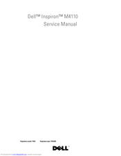Dell Inspiron 1425 Service Manual