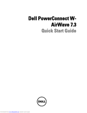 Dell PowerConnect W-Airwave Quick Start Manual