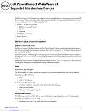 Dell PowerConnect W-Airwave Manual