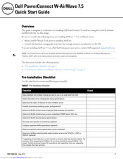 Dell PowerConnect W-Airwave Quick Start Manual