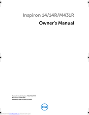 Dell Inspiron M431R Owner's Manual