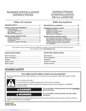 Amana W10631156A-SP Instructions Manual