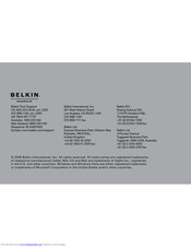 Belkin F4U003-WHT - Universal Media Reader Card User Manual