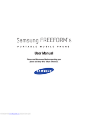 Samsung FREEFORM 5 User Manual